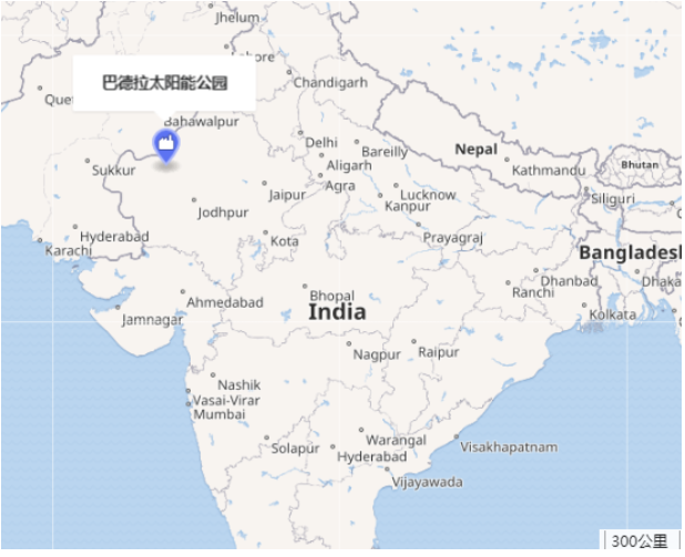 巴德拉(Bhadla)太陽(yáng)能發(fā)電站 巴德拉(Bhadla)太陽(yáng)能發(fā)電站